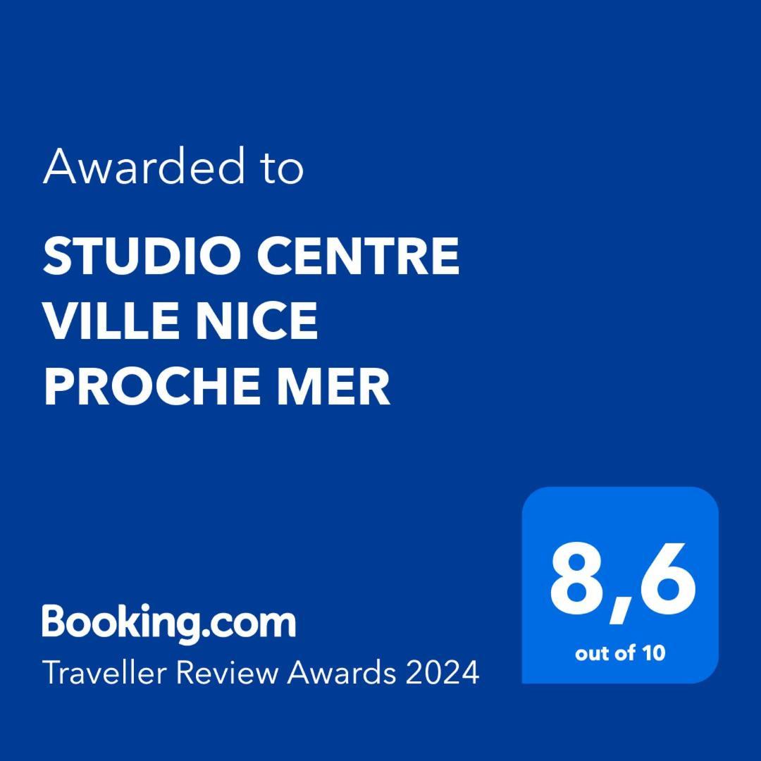Studio Centre Ville Nice Proche Mer Luaran gambar